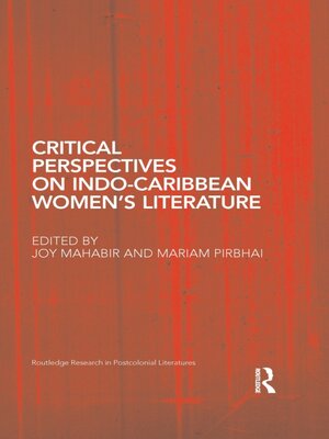 cover image of Critical Perspectives on Indo-Caribbean Women's Literature